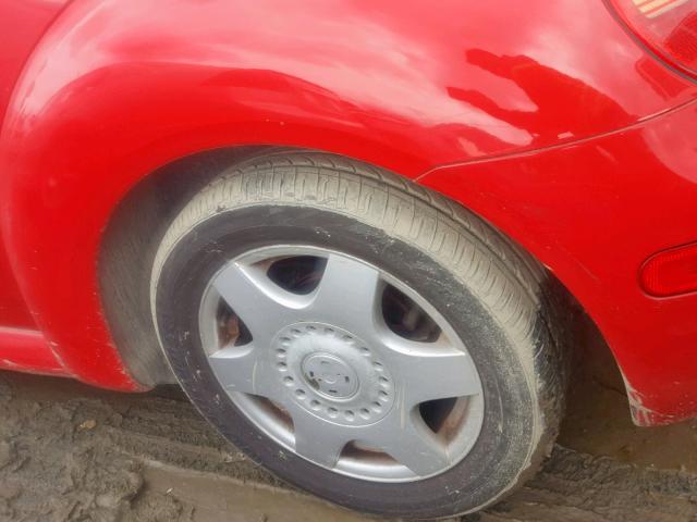 3VWCC21C5XM402769 - 1999 VOLKSWAGEN NEW BEETLE წითელი ფოტო 9