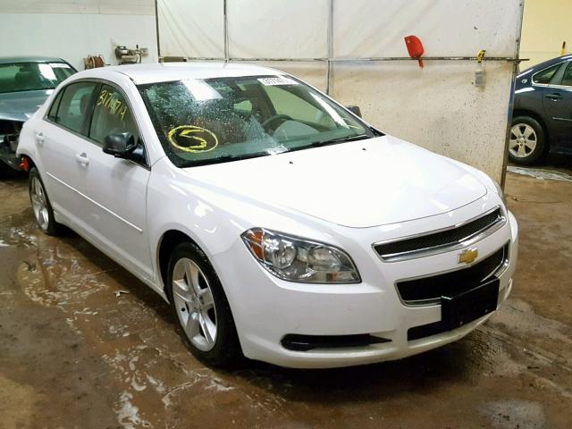 1G1ZB5E09CF335355 - 2012 CHEVROLET MALIBU LS WHITE photo 1