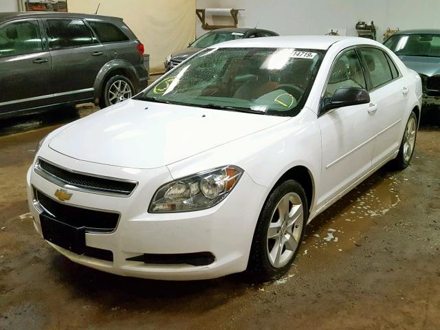 1G1ZB5E09CF335355 - 2012 CHEVROLET MALIBU LS WHITE photo 2