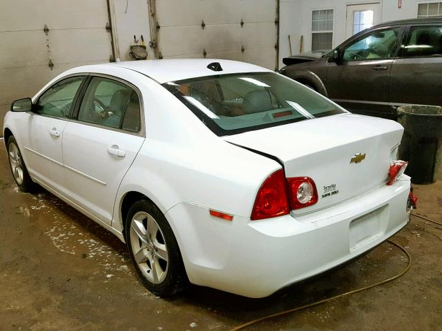 1G1ZB5E09CF335355 - 2012 CHEVROLET MALIBU LS WHITE photo 3