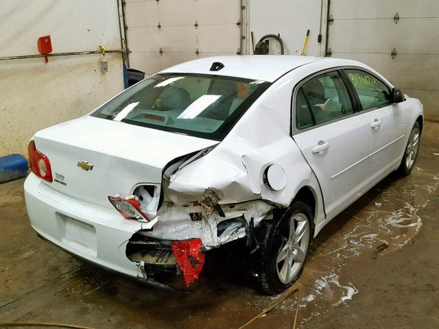 1G1ZB5E09CF335355 - 2012 CHEVROLET MALIBU LS WHITE photo 4