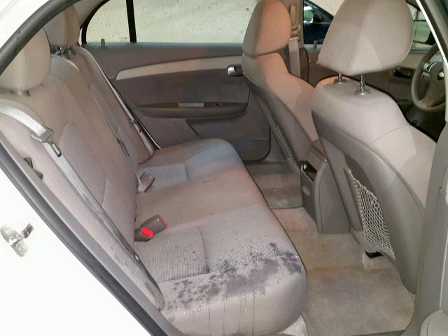 1G1ZB5E09CF335355 - 2012 CHEVROLET MALIBU LS WHITE photo 6