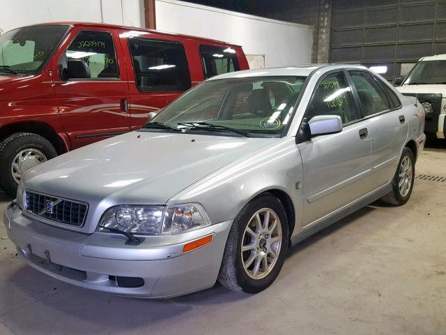 YV1VS27544F106347 - 2004 VOLVO S40 1.9T SILVER photo 2