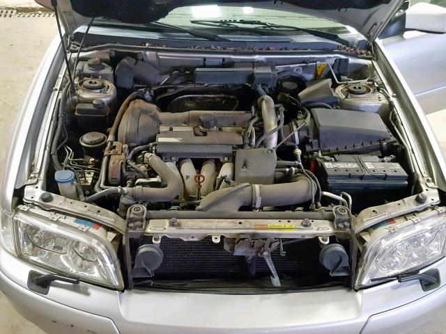 YV1VS27544F106347 - 2004 VOLVO S40 1.9T SILVER photo 7