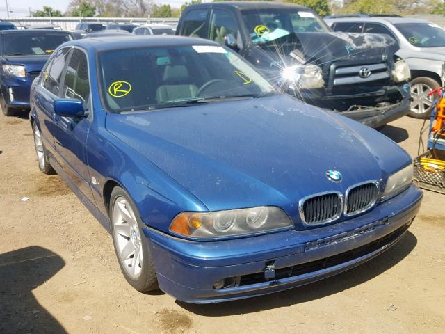 WBADT43423G031080 - 2003 BMW 525 I AUTO BLUE photo 1