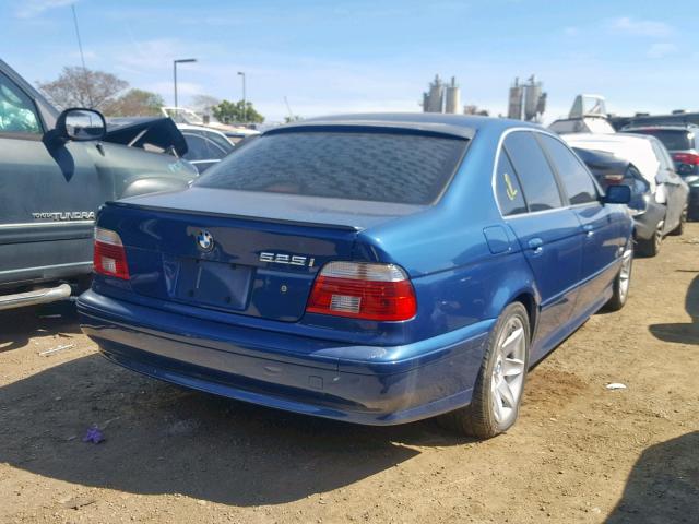 WBADT43423G031080 - 2003 BMW 525 I AUTO BLUE photo 4
