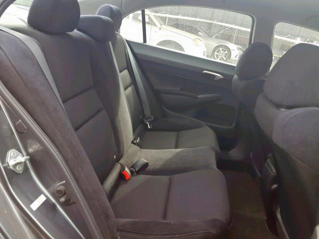 19XFA1F63AE025945 - 2010 HONDA CIVIC LX-S CHARCOAL photo 6