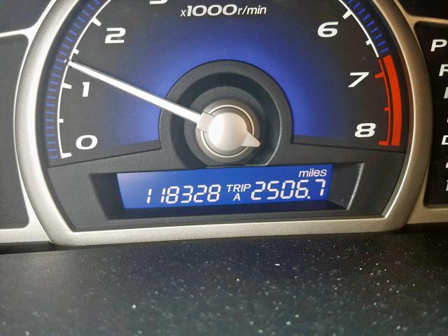 19XFA1F63AE025945 - 2010 HONDA CIVIC LX-S CHARCOAL photo 8