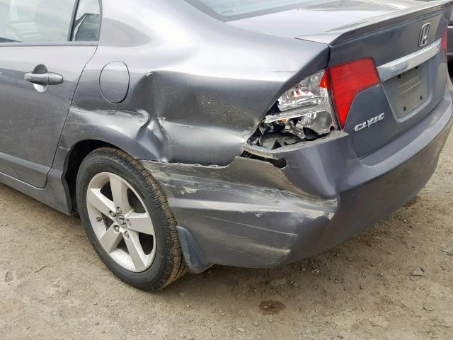 19XFA1F63AE025945 - 2010 HONDA CIVIC LX-S CHARCOAL photo 9