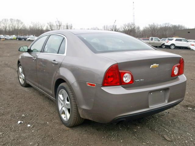 1G1ZA5E0XCF160813 - 2012 CHEVROLET MALIBU LS BROWN photo 3
