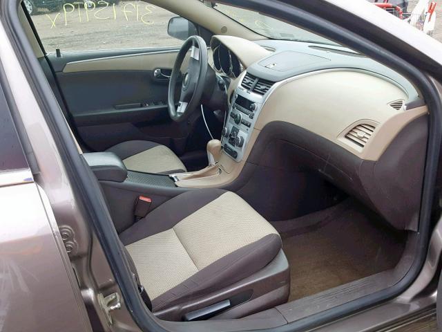 1G1ZA5E0XCF160813 - 2012 CHEVROLET MALIBU LS BROWN photo 5
