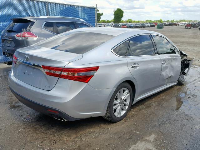 4T1BK1EB0DU051950 - 2013 TOYOTA AVALON BAS SILVER photo 4