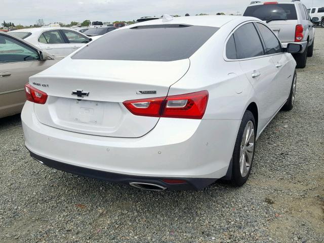 1G1ZE5SX7JF119980 - 2018 CHEVROLET MALIBU PRE WHITE photo 4