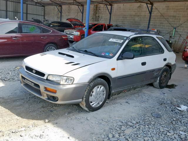 JF1GF4850WH814041 - 1998 SUBARU IMPREZA OU WHITE photo 2