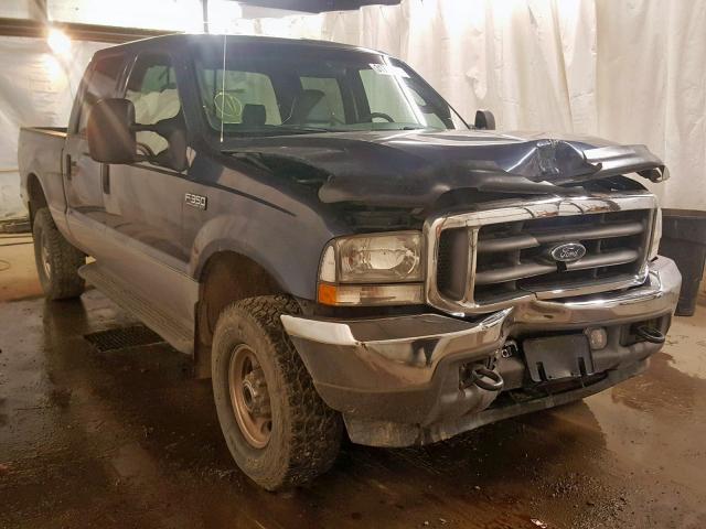 1FTSW31L44EA85287 - 2004 FORD F350 SRW S BLUE photo 1