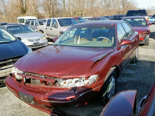 2G4WS52J511142305 - 2001 BUICK CENTURY CU RED photo 2