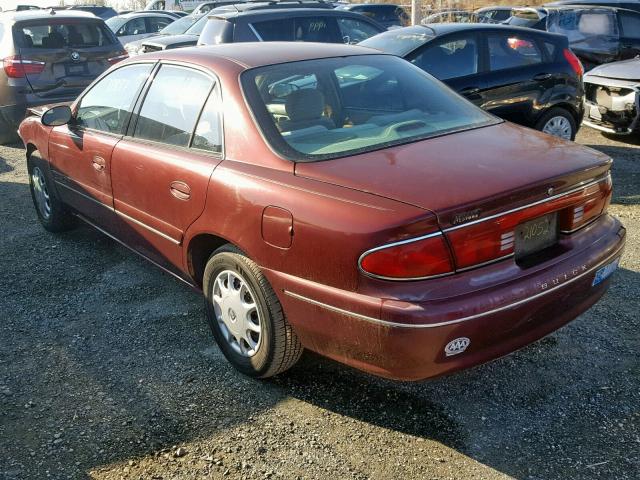 2G4WS52J511142305 - 2001 BUICK CENTURY CU RED photo 3