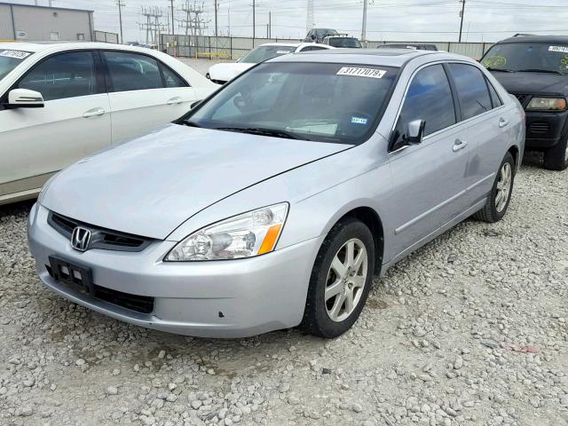 1HGCM66505A051671 - 2005 HONDA ACCORD EX SILVER photo 2