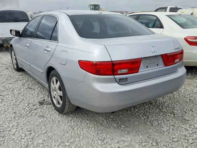 1HGCM66505A051671 - 2005 HONDA ACCORD EX SILVER photo 3