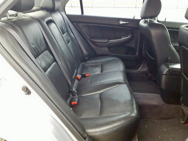 1HGCM66505A051671 - 2005 HONDA ACCORD EX SILVER photo 6