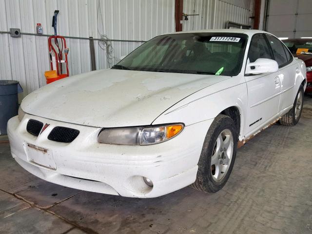 1G2WK52J61F102851 - 2001 PONTIAC GRAND PRIX WHITE photo 2