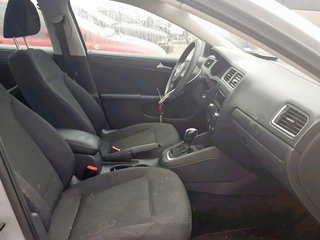 3VW2K7AJ3EM314150 - 2014 VOLKSWAGEN JETTA BASE 银色 照片 5