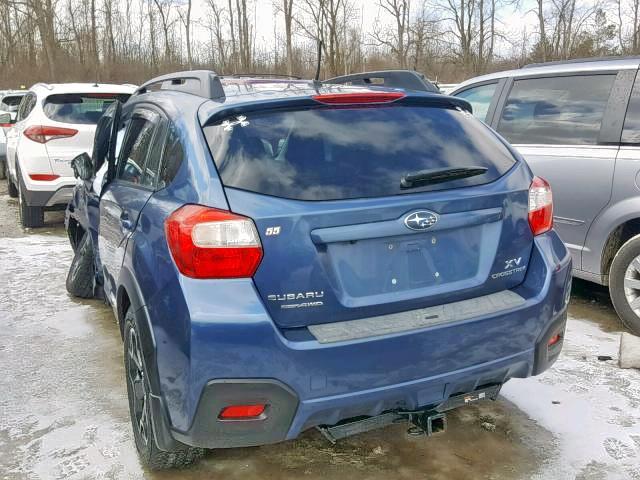 JF2GPAGC1D2863241 - 2013 SUBARU XV CROSSTR BLUE photo 3