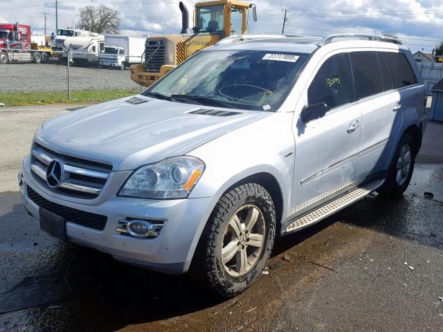 4JGBF25E99A531093 - 2009 MERCEDES-BENZ GL SILVER photo 2