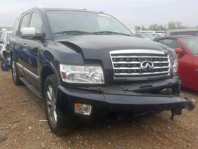 5N3AA08C18N906627 - 2008 INFINITI QX56 BLACK photo 1