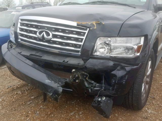 5N3AA08C18N906627 - 2008 INFINITI QX56 BLACK photo 9