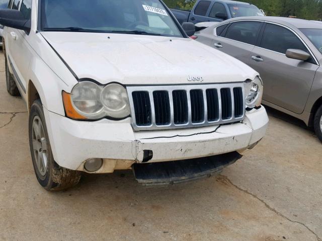 1J8GS48K28C186388 - 2008 JEEP GRAND CHER WHITE photo 9