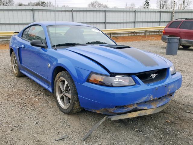 1FAFP42R14F161961 - 2004 FORD MUSTANG MA BLUE photo 1
