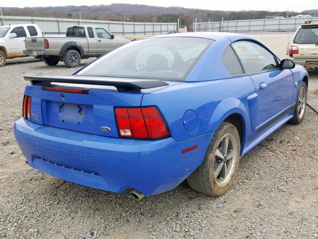 1FAFP42R14F161961 - 2004 FORD MUSTANG MA BLUE photo 4