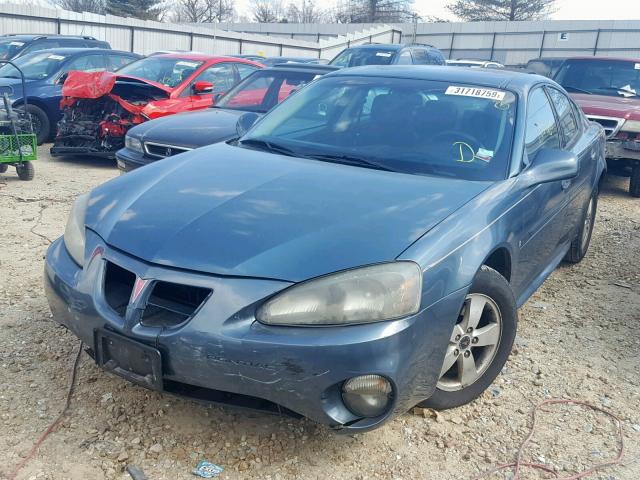 2G2WP552261119148 - 2006 PONTIAC GRAND PRIX BLUE photo 2