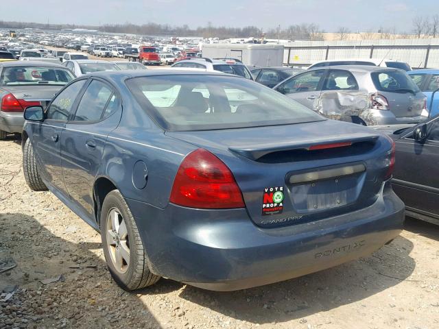 2G2WP552261119148 - 2006 PONTIAC GRAND PRIX BLUE photo 3