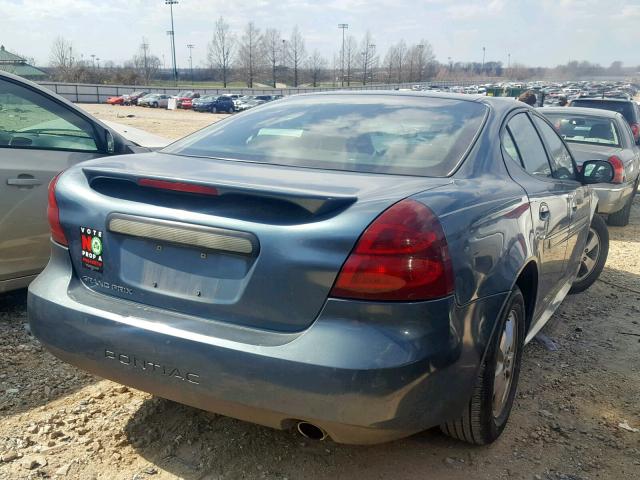 2G2WP552261119148 - 2006 PONTIAC GRAND PRIX BLUE photo 4