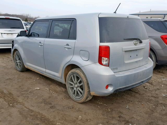 JTLZE4FE4DJ041660 - 2013 TOYOTA SCION XB 银色 照片 3