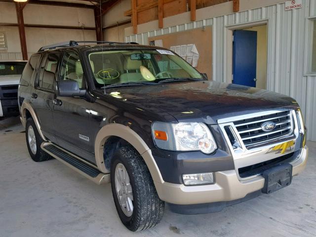 1FMEU64E07UB18955 - 2007 FORD EXPLORER E GRAY photo 1