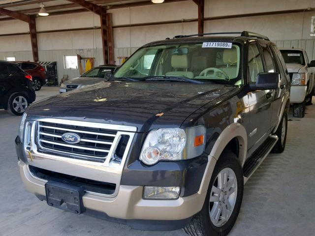 1FMEU64E07UB18955 - 2007 FORD EXPLORER E GRAY photo 2