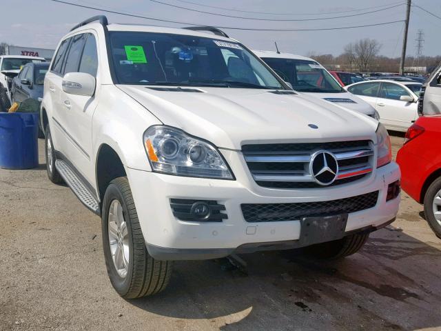 4JGBF71E27A120814 - 2007 MERCEDES-BENZ GL 450 4MA WHITE photo 1