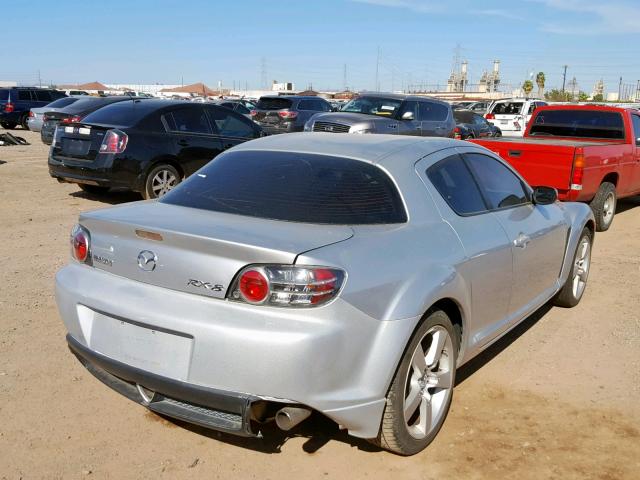 JM1FE17N350155880 - 2005 MAZDA RX8 SILVER photo 4