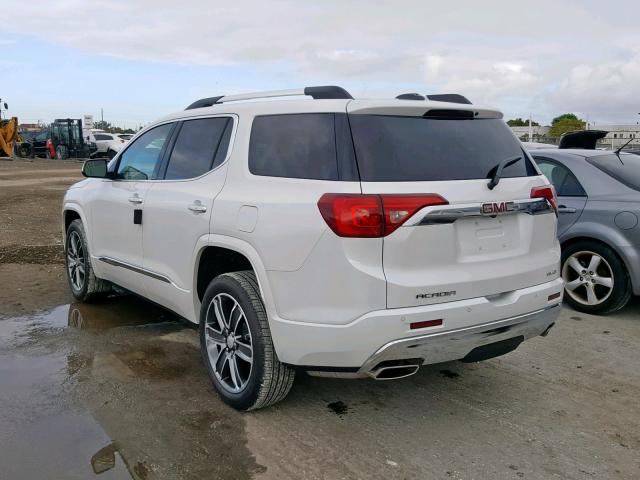 1GKKNXLS1KZ105701 - 2019 GMC ACADIA DEN WHITE photo 3