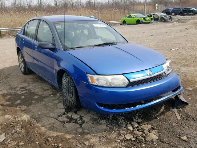 1G8AL52F53Z160797 - 2003 SATURN ION LEVEL BLUE photo 1
