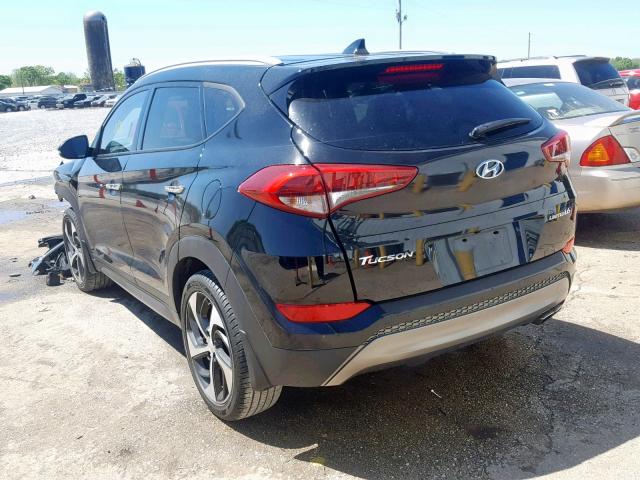 KM8J33A21GU231436 - 2016 HYUNDAI TUCSON LIM BLACK photo 3