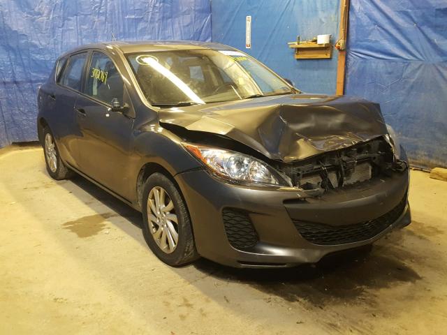 JM1BL1L88C1651754 - 2012 MAZDA 3 I GRAY photo 1