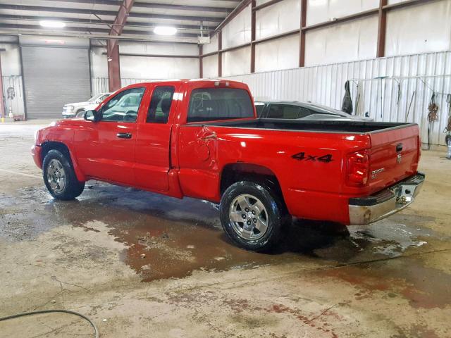 1D7HW42K16S589098 - 2006 DODGE DAKOTA SLT RED photo 3