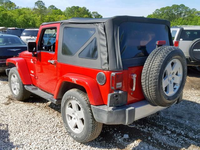 1C4AJWBG2CL155327 - 2012 JEEP WRANGLER S RED photo 3