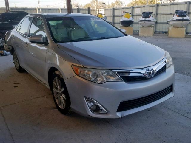 4T1BD1FK9CU063408 - 2012 TOYOTA CAMRY HYBR SILVER photo 1