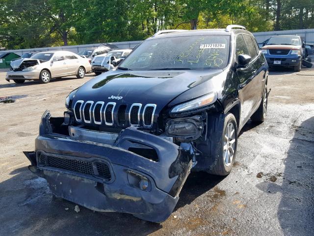 1C4PJLCBXJD539181 - 2018 JEEP CHEROKEE L BLACK photo 2