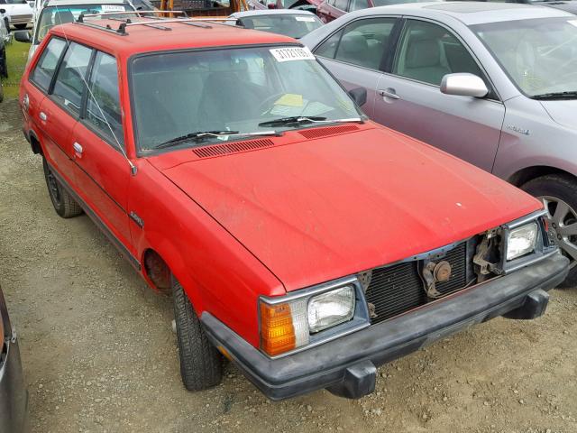 JF2AM52B2ED474232 - 1984 SUBARU DL 4WD RED photo 1